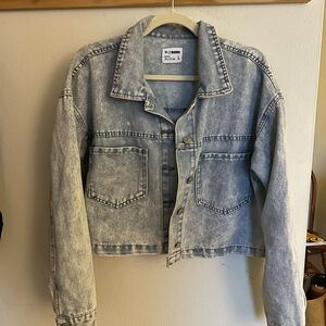 Ci Sono Washed Denim Jean Jacket